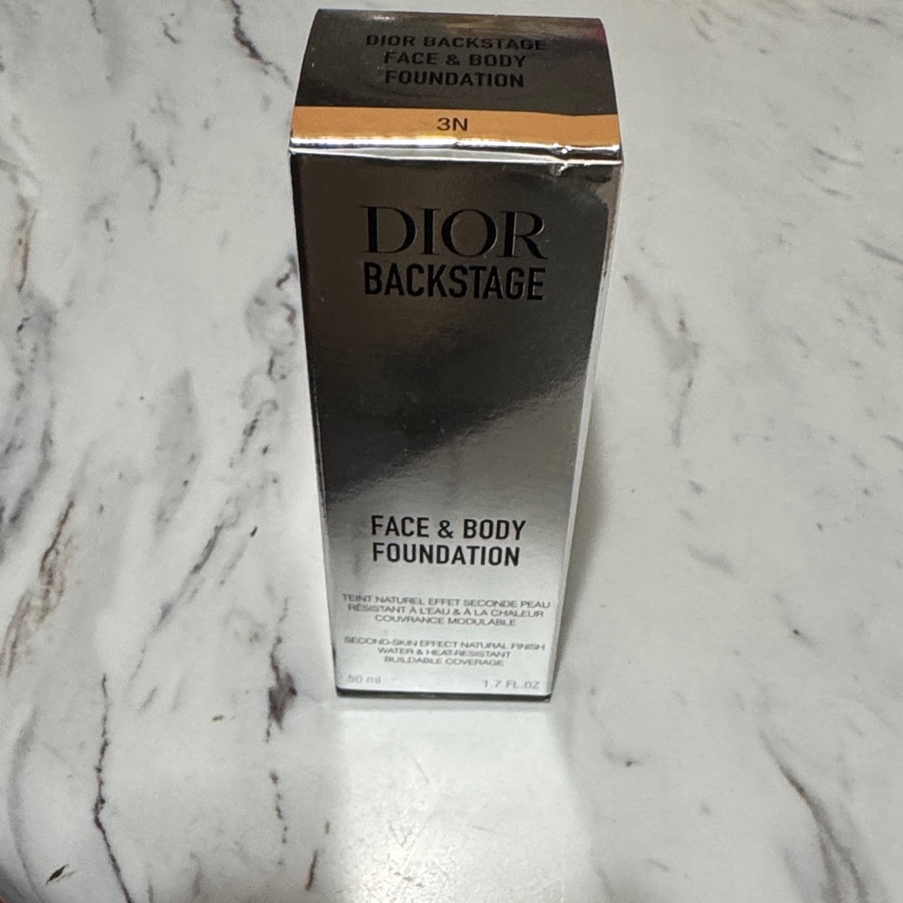 Dior Backstage Foundation in Silver Box